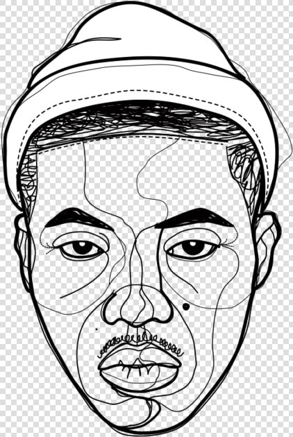 Clip Art Rapper Drawing   Rappers Black And White Png  Transparent PngTransparent PNG