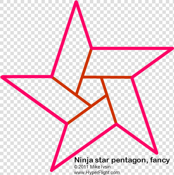 Six Point Ninja Star Clipart Vector Library Stock Draw   Many Triangles Are There In A Star  HD Png DownloadTransparent PNG