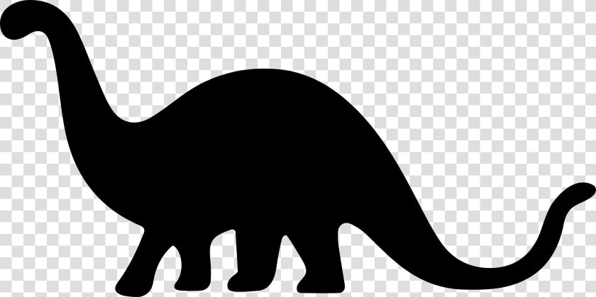 Dinosaur Silhouette Whiskers Clip Art   Silhouette Dinosaur Black And White  HD Png DownloadTransparent PNG