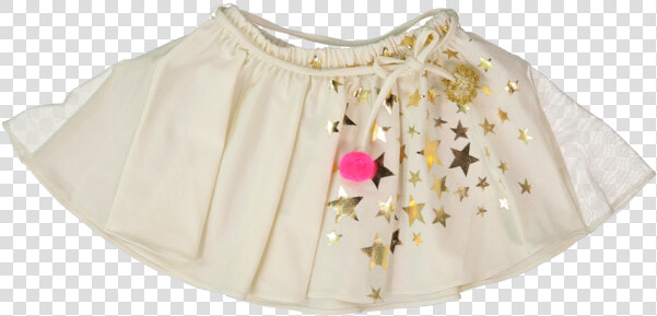 Atsuyo Et Akiko Ivory Violetta Skirt Gold Stars   Miniskirt  HD Png DownloadTransparent PNG