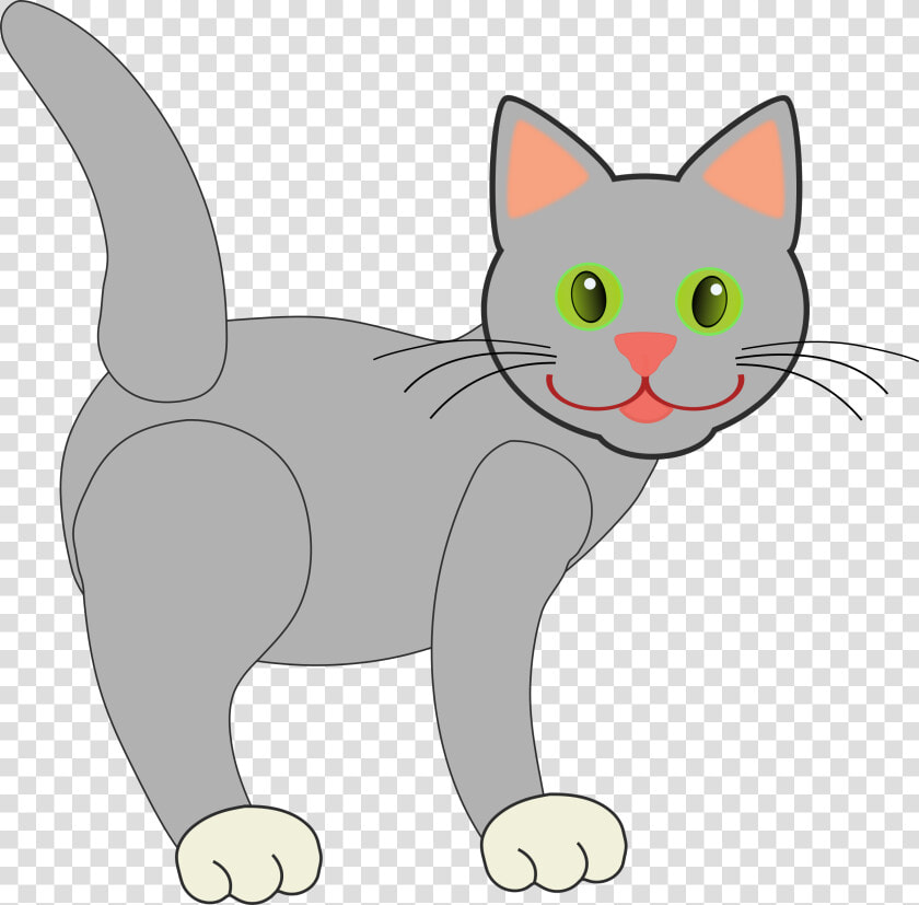 Kittens Clipart Gray Cat   Clip Art  HD Png DownloadTransparent PNG