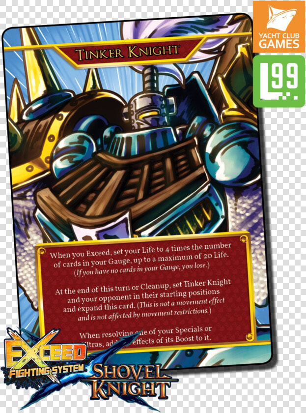 Exceed Card Previews   Exceed Fighting System Shovel Knight  HD Png DownloadTransparent PNG