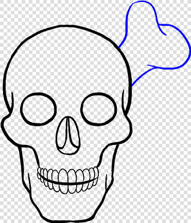 Clip Art How To A Step   Dessin Tete De Mort  HD Png DownloadTransparent PNG