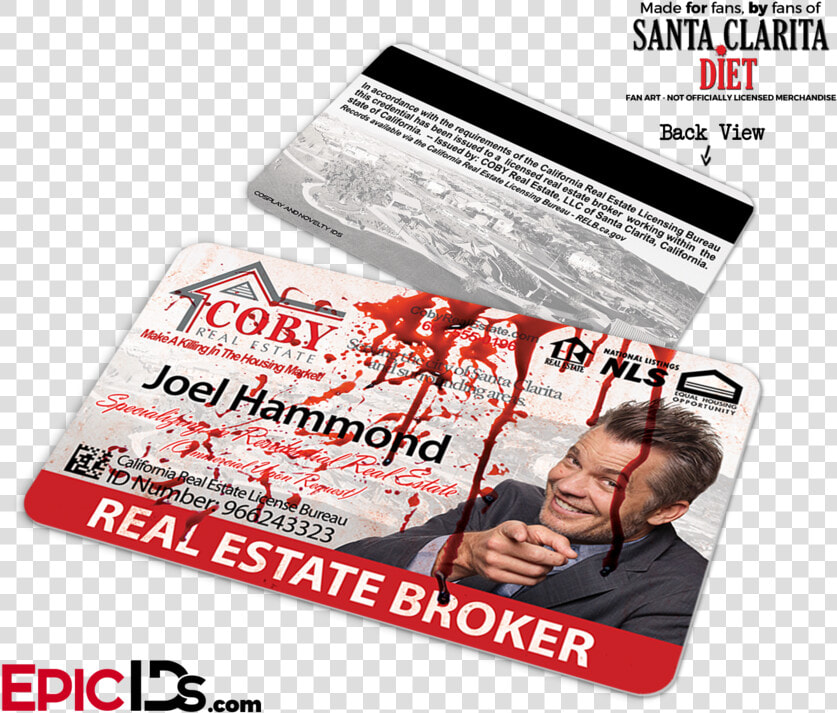 Coby Real Estate Santa Clarita Diet   Santa Clarita Diet Merchandise  HD Png DownloadTransparent PNG