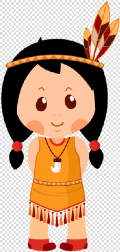 Native Americans Cartoon Drawing  HD Png DownloadTransparent PNG