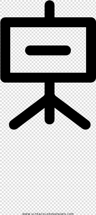 Projection Screen Coloring Page   Sign  HD Png DownloadTransparent PNG