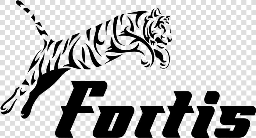 Shreveport Bossier City Apartments   Black And White Jumping Tiger Logo  HD Png DownloadTransparent PNG