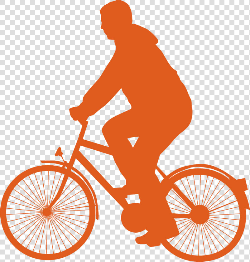 Bike Cyclist Riding  HD Png DownloadTransparent PNG