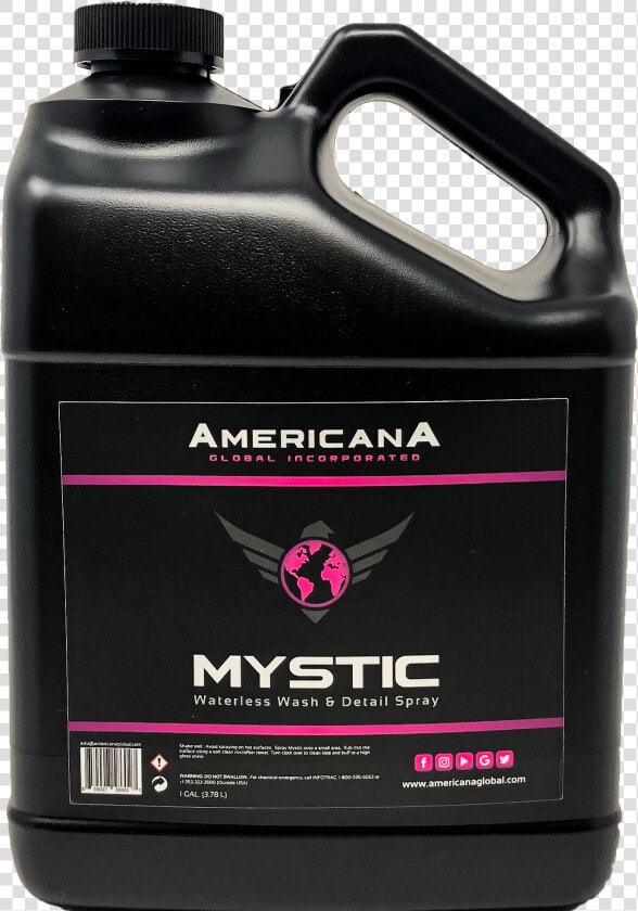 Mystic Waterless Wash  amp  Detail Spray Gallon  HD Png DownloadTransparent PNG