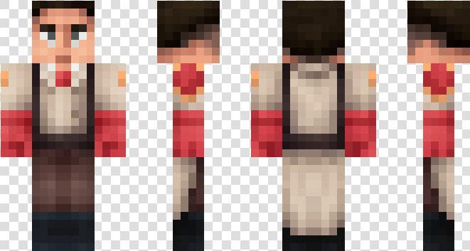 Skin Minecraft Team Fortress 2  HD Png DownloadTransparent PNG