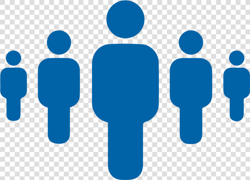 Icon Blue Collaboration   Transparent Background Population Icon  HD Png DownloadTransparent PNG