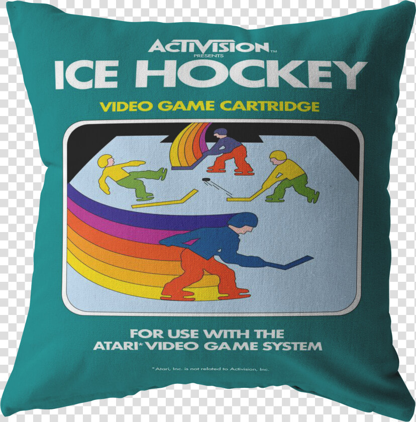 Retro Activision Ice Hockey Inspired 80s Video Game   Atari 2600  HD Png DownloadTransparent PNG