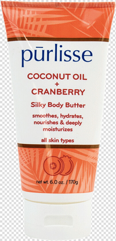 Purlisse Coconut Oil And Cranberry Silky Body Butter  HD Png DownloadTransparent PNG