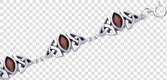 White Bronze Gemstone Celtic Knot Bracelet   Chain  HD Png DownloadTransparent PNG