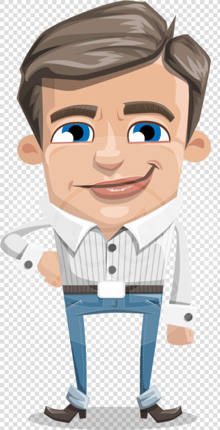 Cartoon Chibi Guy Vector Character Aka Brighton   Cartoon Drawings Men Getting A Shock  HD Png DownloadTransparent PNG