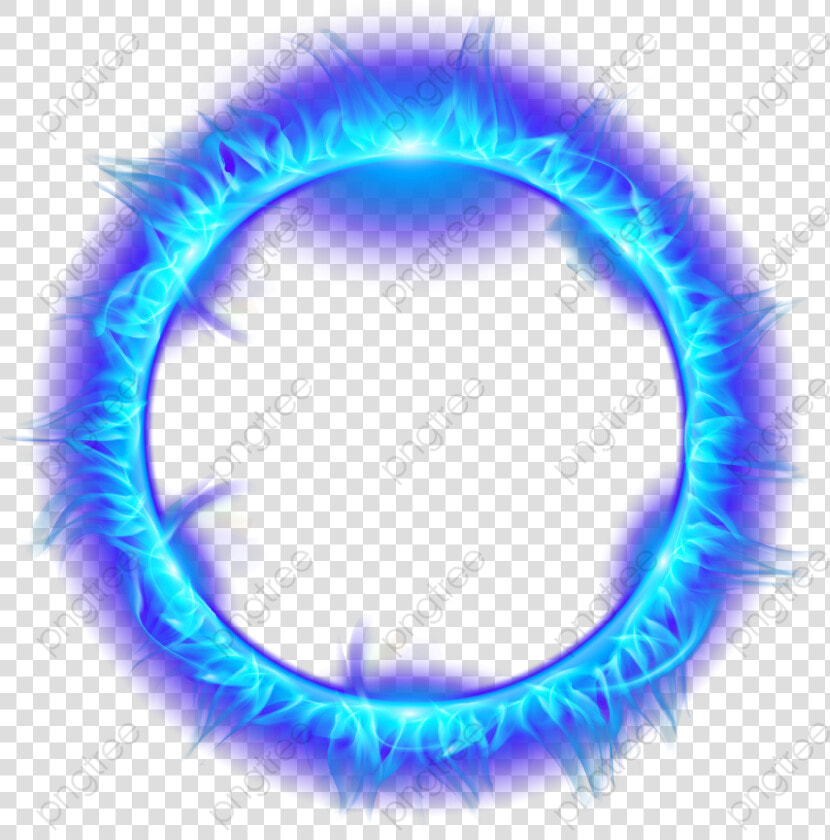 Fire Clip Art Blue   Flame Blue Fire Circle Png  Transparent PngTransparent PNG