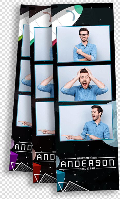 Retro Space Party Strips   Banner  HD Png DownloadTransparent PNG