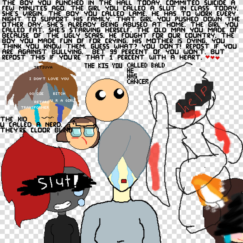 Bullying Drawing Kid   Bullying  HD Png DownloadTransparent PNG