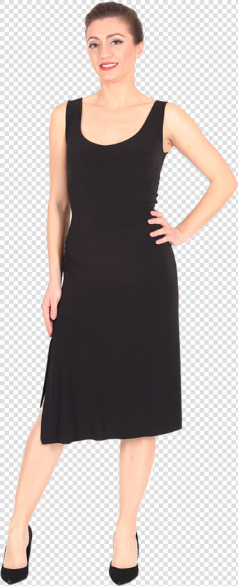 Sexy Tango Dress With Back Straps   Little Black Dress  HD Png DownloadTransparent PNG