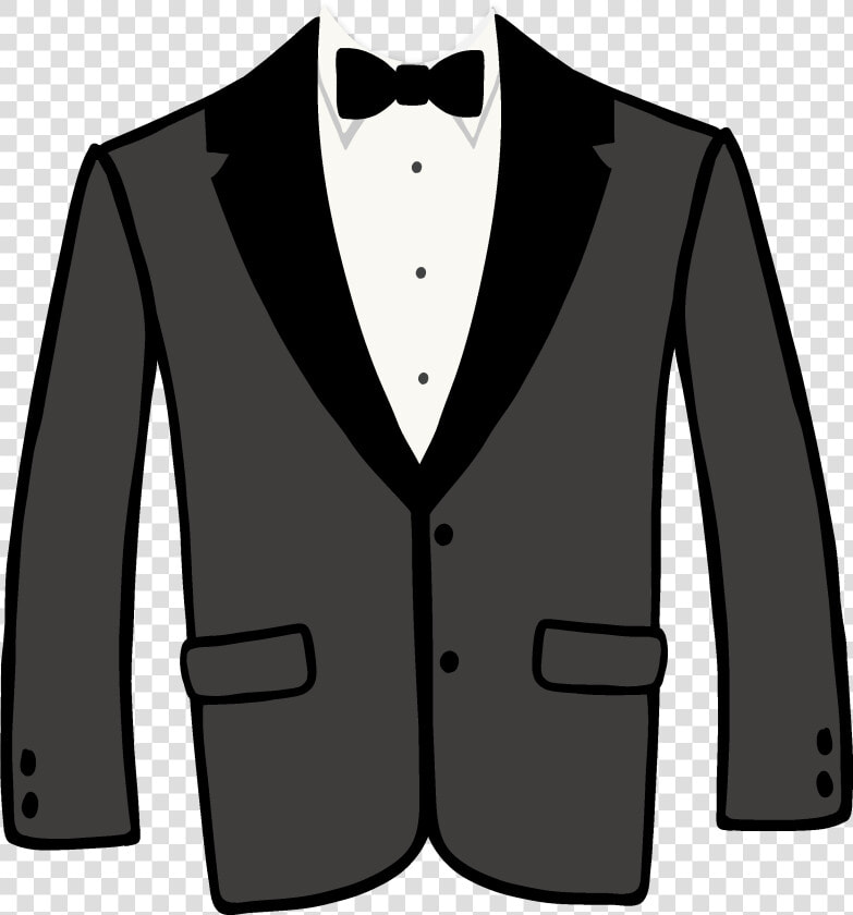 Tux Jacket Svg Cut File   Tuxedo  HD Png DownloadTransparent PNG