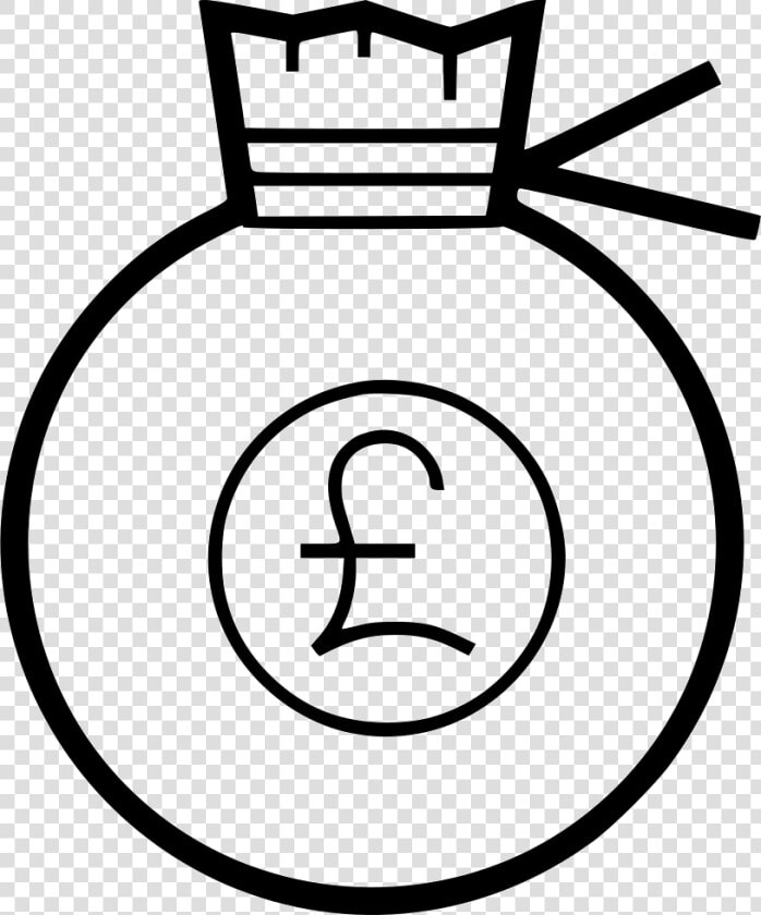 Money Bag Pound   Circle  HD Png DownloadTransparent PNG