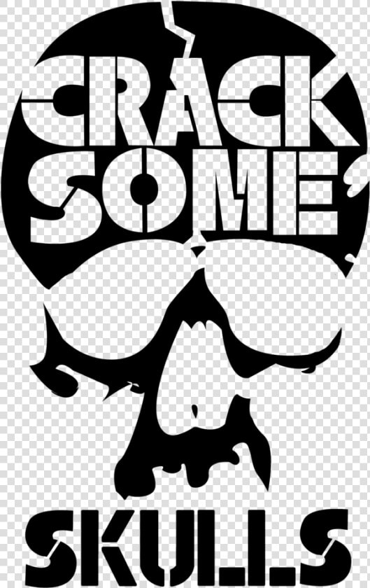 Vector Transparent Stock Crack Drawing Skull   Poster  HD Png DownloadTransparent PNG
