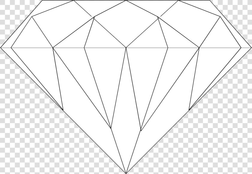 Diamond Clipart Translucent   Empty Diamond  HD Png DownloadTransparent PNG