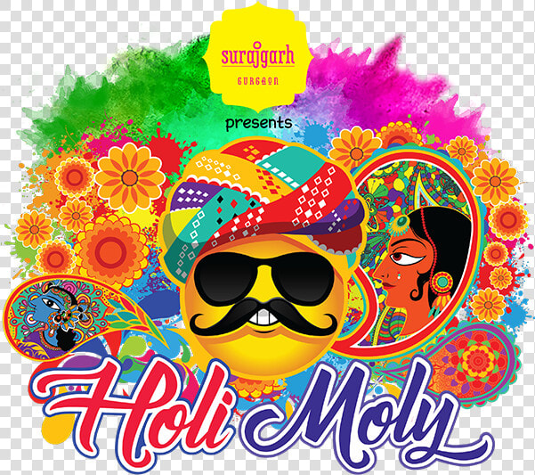 Holi Event In Gurgaon 2019  HD Png DownloadTransparent PNG