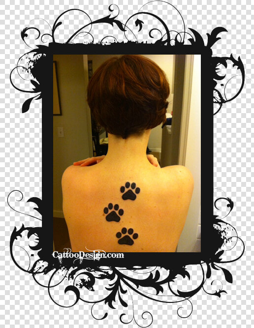 Transparent Paw Print Trail Png   Leopard Print Shoulder Tattoo  Png DownloadTransparent PNG
