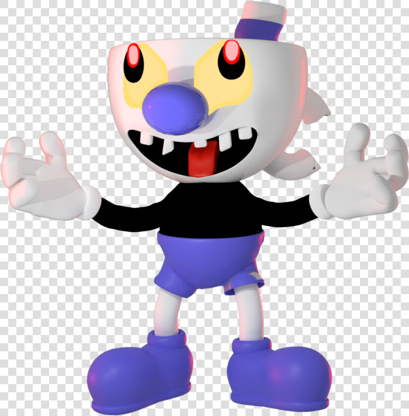Stitchedaffliction 5 17 Mugman By The64thgamer   Cuphead Evil Cuphead And Mugman  HD Png DownloadTransparent PNG
