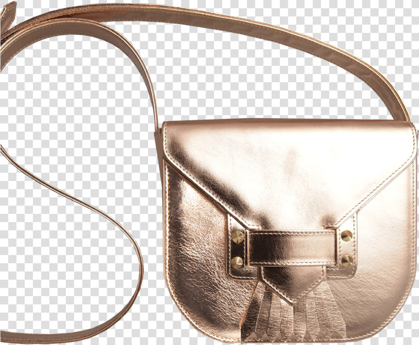Rose Gold Calf Crossbody Bag   Handbag  HD Png DownloadTransparent PNG