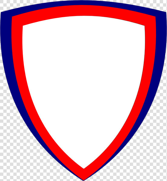 Shield  Wht W Red Border Svg Clip Arts   Red And Blue Shield  HD Png DownloadTransparent PNG