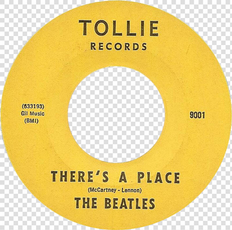 There S A Place By The Beatles Side b Us Vinyl   Tollie  HD Png DownloadTransparent PNG