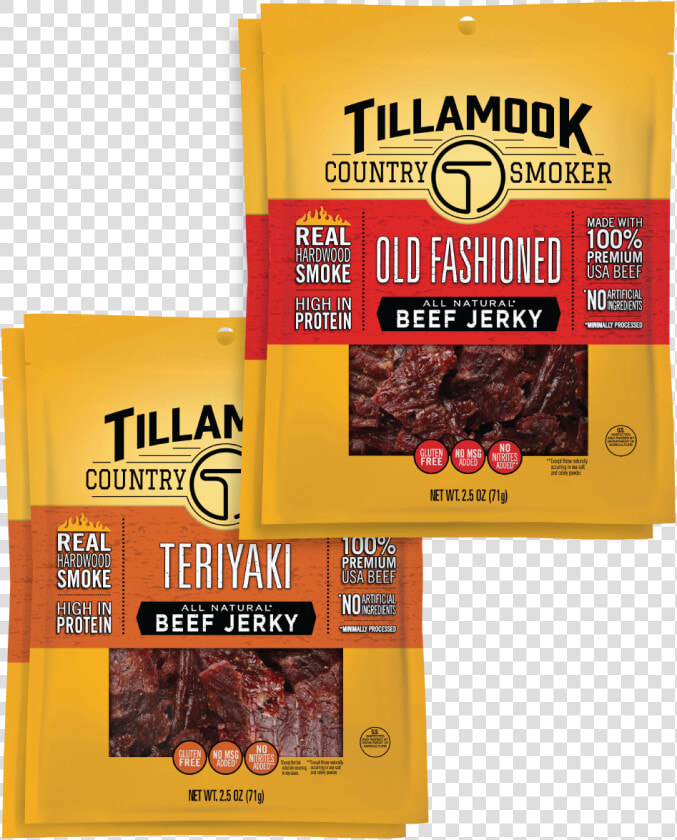 Best Seller 4 pack   Tillamook Beef Jerky Bag  HD Png DownloadTransparent PNG