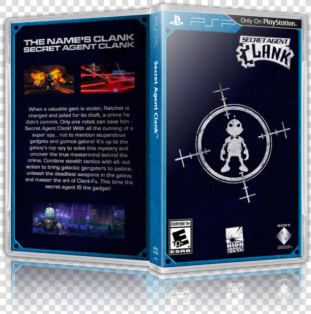 Secret Agent Clank Box Art Cover   Tablet Computer  HD Png DownloadTransparent PNG