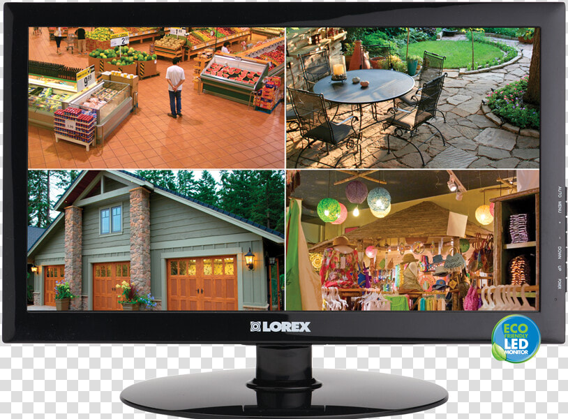 Complete Security Camera System With Monitor Eco 8   Camera System With Monitor  HD Png DownloadTransparent PNG