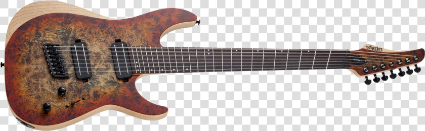 Schecter Reaper 7 Multiscale Satin Sky Burst  HD Png DownloadTransparent PNG