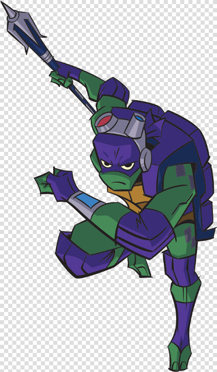 Donnie Is Wearing A Lot More Tech Than Usual In This   Rise Of The Teenage Mutant Ninja Turtles Donatello  HD Png DownloadTransparent PNG