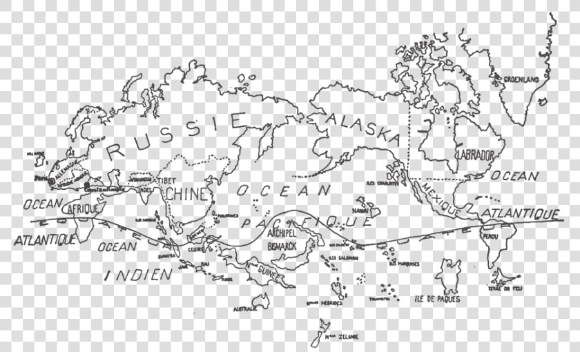 Surrealist Map 1929  HD Png DownloadTransparent PNG
