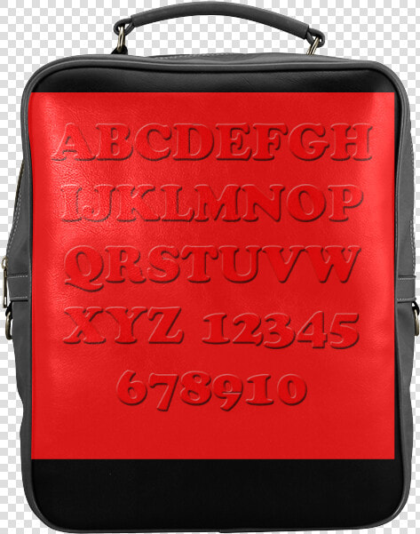 Abc Bookbag Red Square Backpack   Briefcase  HD Png DownloadTransparent PNG