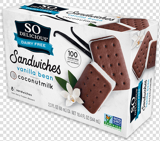 Vanilla Sandwich With Coconutmilk class Pro xlgimg   Dairy Free Ice Cream Sandwiches  HD Png DownloadTransparent PNG