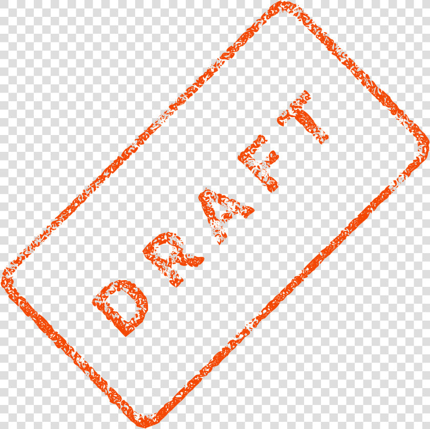 Transparent Writing Clipart Png   Draft Stamp Png  Png DownloadTransparent PNG