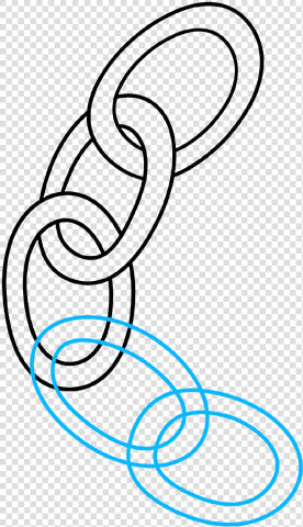 How To Draw Chain   Draw A Chain  HD Png DownloadTransparent PNG