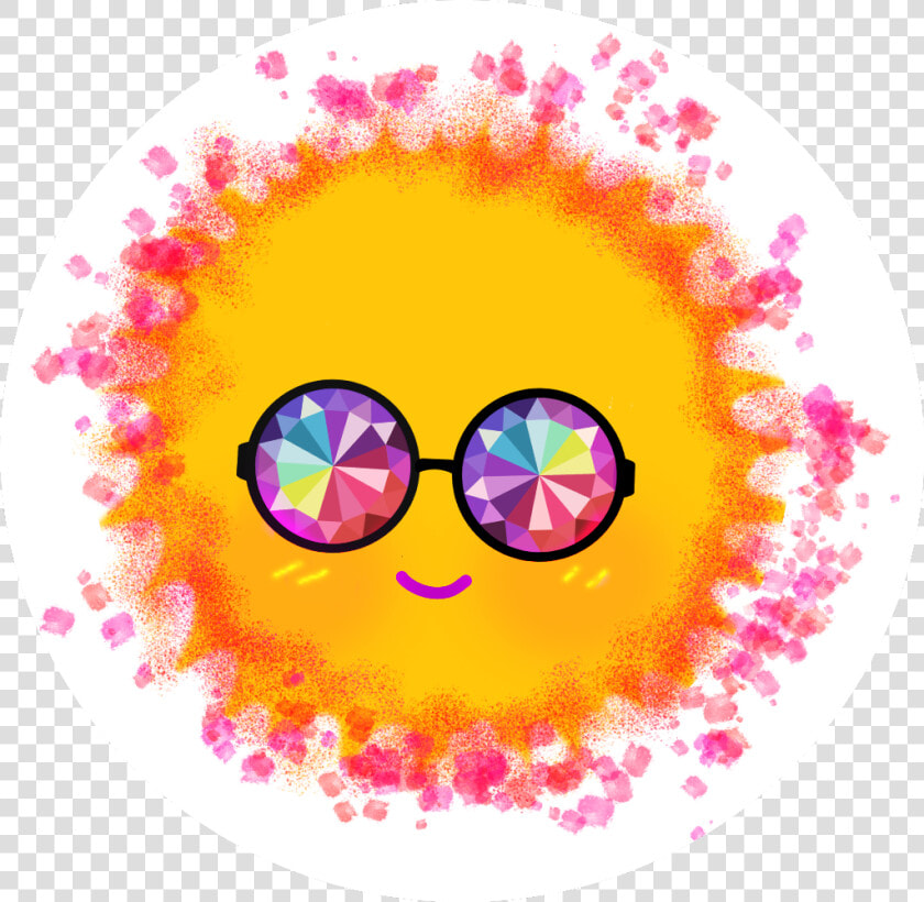  sun sunny sticker happy Sun smile  ftesun   Circle  HD Png DownloadTransparent PNG