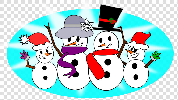 Snowman Family Clipart Clipartlook   Snowman Family Clip Art  HD Png DownloadTransparent PNG