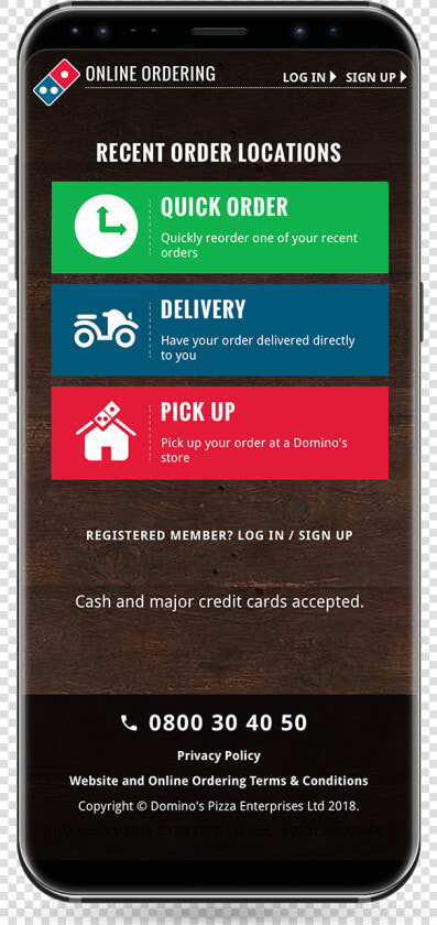 Mobile App Of Dominos  HD Png DownloadTransparent PNG