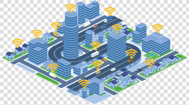 Png Smart City Vector Free  Transparent PngTransparent PNG