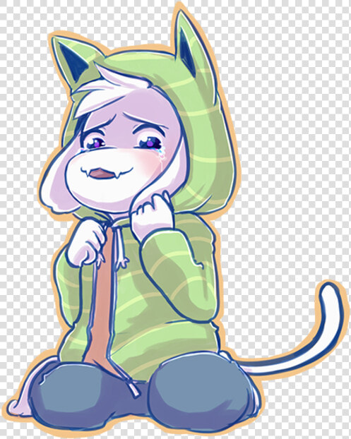 Undertale Mammal Vertebrate Fictional Character Cartoon   Asriel As A Neko  HD Png DownloadTransparent PNG