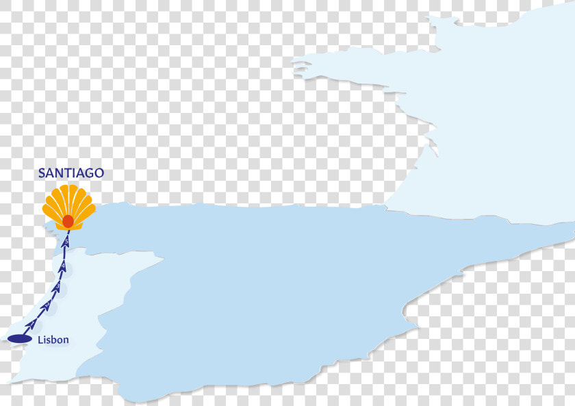 Camino Portugal Map   Flower  HD Png DownloadTransparent PNG