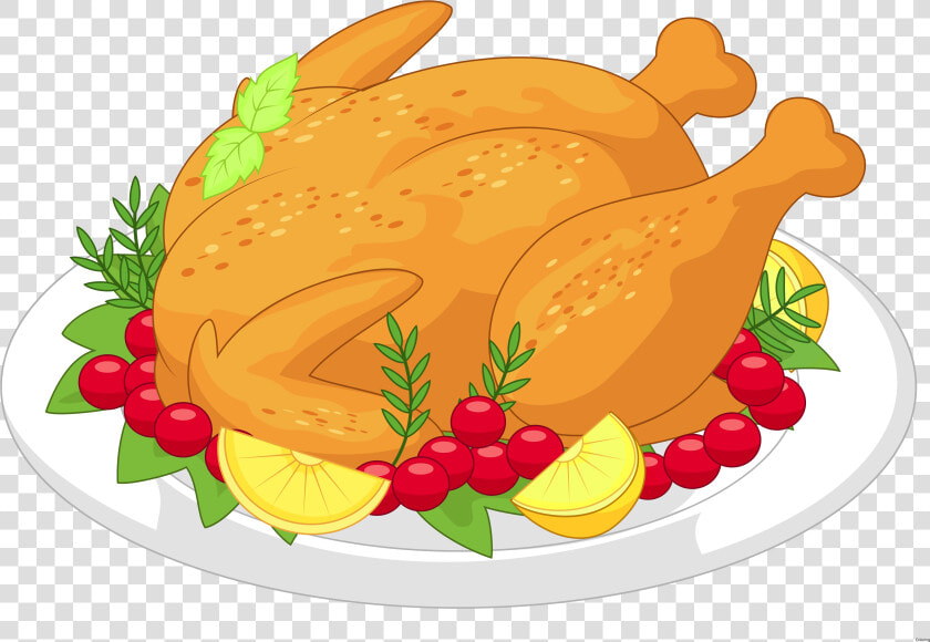 Bing Cliparts Thanksgiving   Food Chicken Clipart  HD Png DownloadTransparent PNG